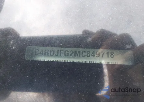 2021 Dodge Durango Pursuit Awd из США, поврежденный, VIN 1C4RDJFG2MC849718